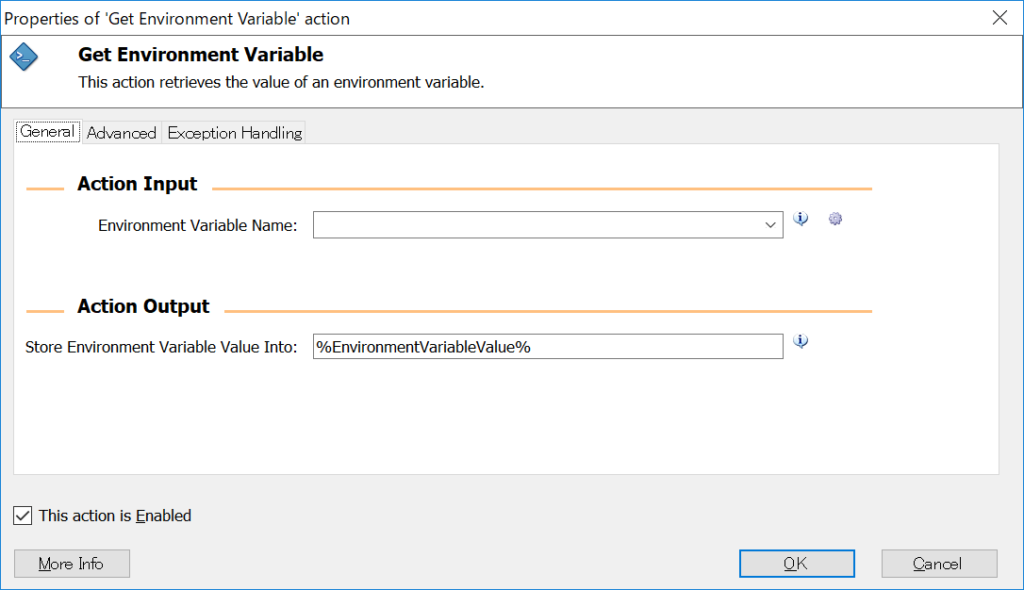 Get Environment Variable